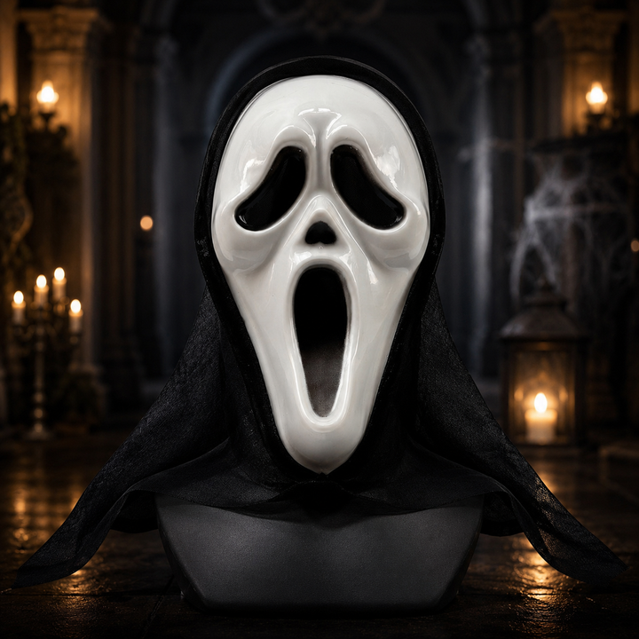 Ghostface Scream Villain Mask – Iconic Horror Costume