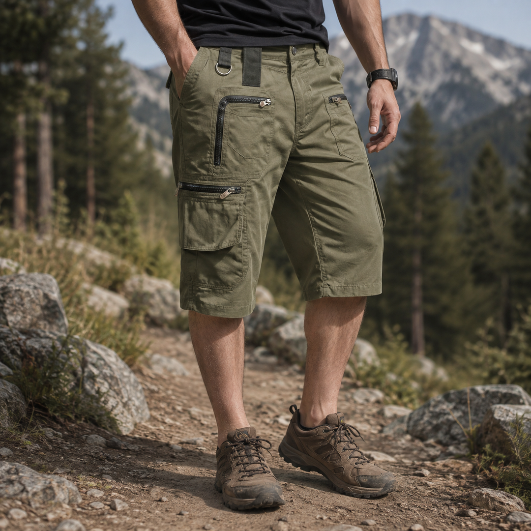 Cargo Shorts for Men Outdoor Hiking Shorts with Multiple Pockets