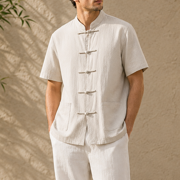 Linen Shirt Men&