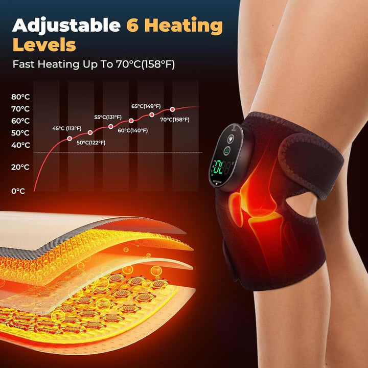Wireless Knee Heat Therapy Wrap Rechargeable