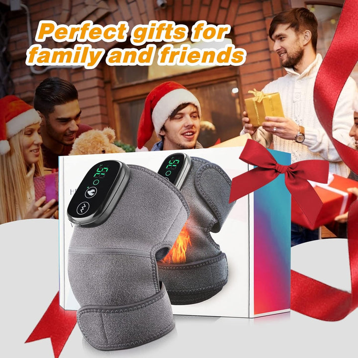 Heated Knee Massager Therapy Device 3-in-1