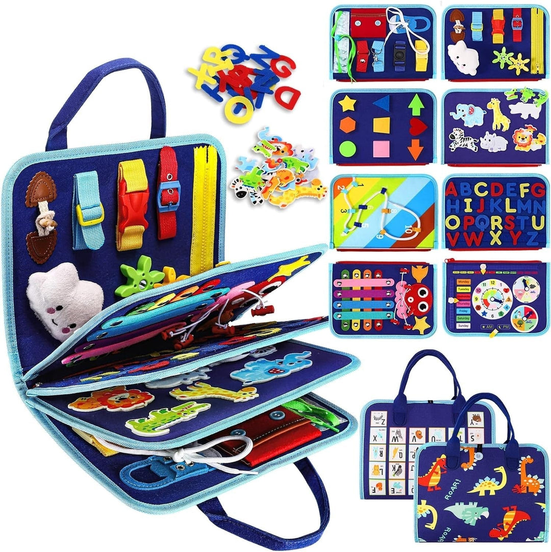 Montessori Busy Board Educational Toy Upgraded Edition