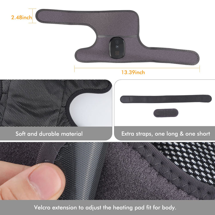 Heated Knee Massager Therapy Device 3-in-1