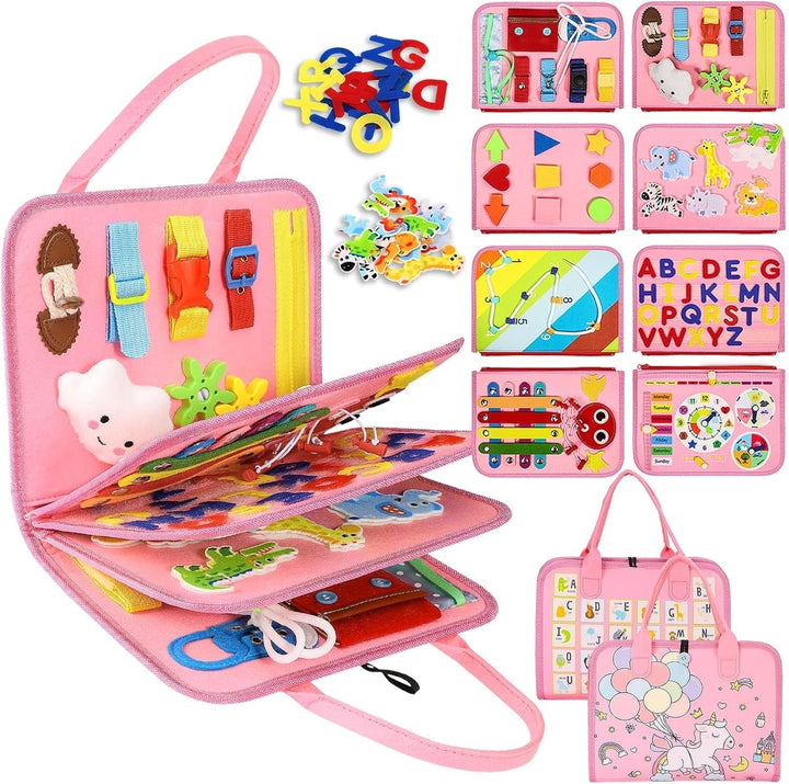 Montessori Busy Board Educational Toy Upgraded Edition