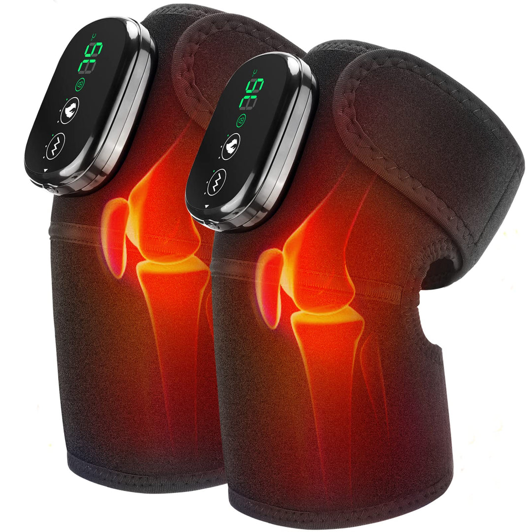 Heated Knee Massager Therapy Device 3-in-1
