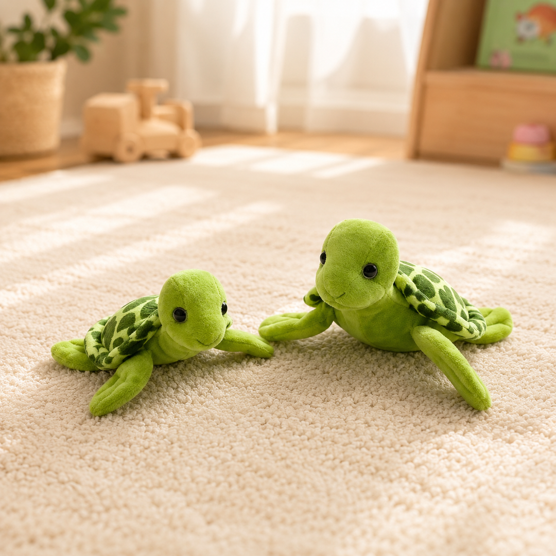 Parent Child Turtle Doll Kawaii Stuffed Plush Kids Gift