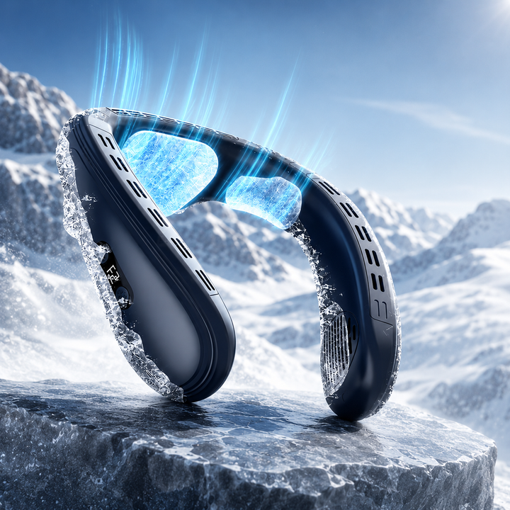 Bladeless Neck Fan Semiconductor Cooling Wearable Hands-Free Personal Fan