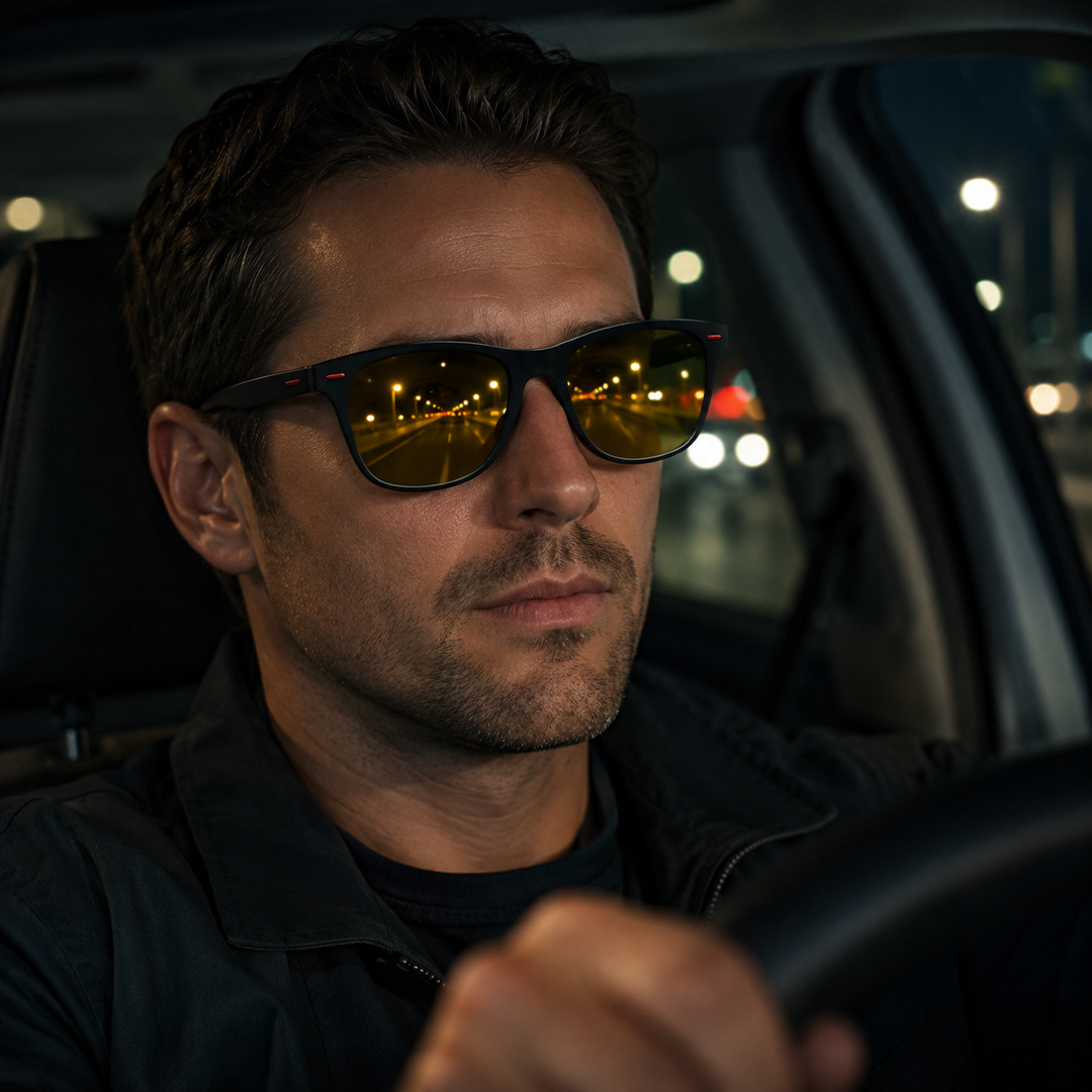 Driving Sunglasses Night Vision Polarized UV400 for Men Outdoor Sport Goggles