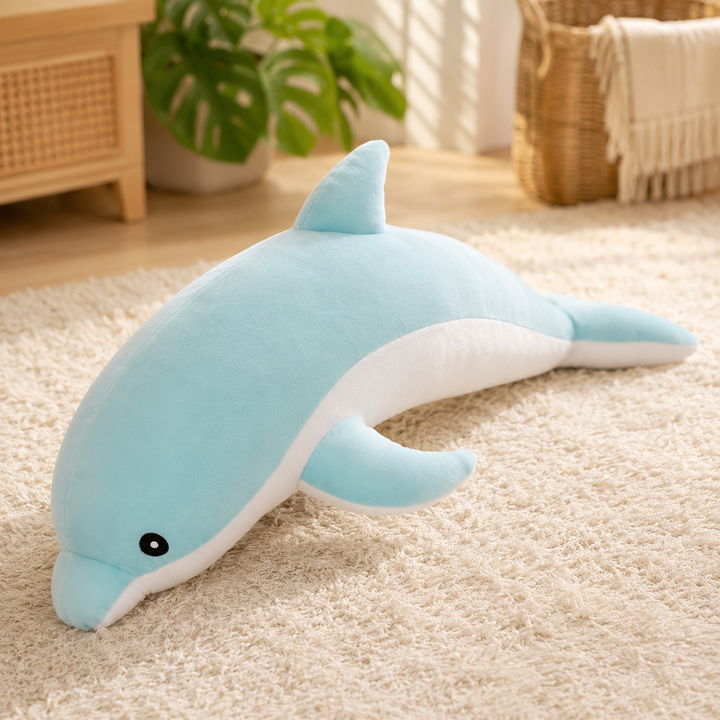 Lovely Dolphin Plush Toy Soft Stuffed Baby Pillow Kids Gift