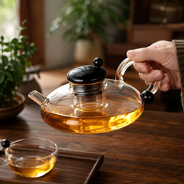 Teapot Set with Built-in Tea Infuser Filter