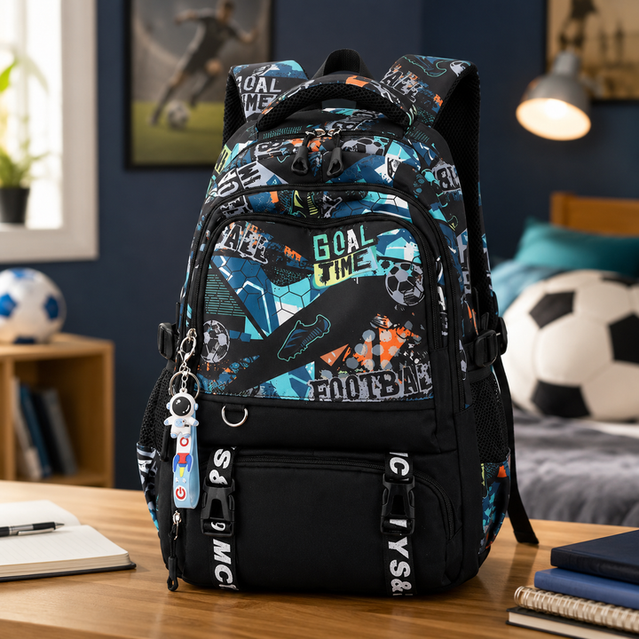 Boys Large Capacity Middle School Laptop Backpack