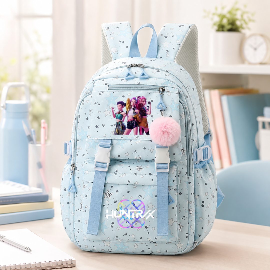 Girls KPop Demon Hunters Huntrix School Backpack