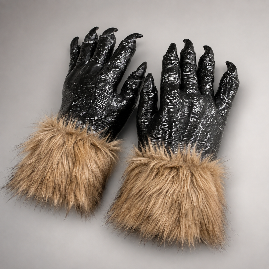 Werewolf Mask and Gloves Set Halloween Costume Accessories