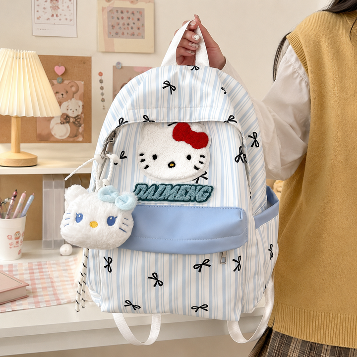 Hello Kitty Girls School Backpack, Travel and Everyday Bag