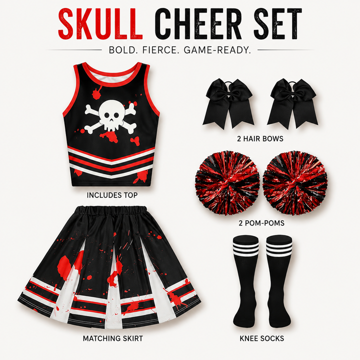 Zombie Cheerleader Costume Halloween Costume for Girls