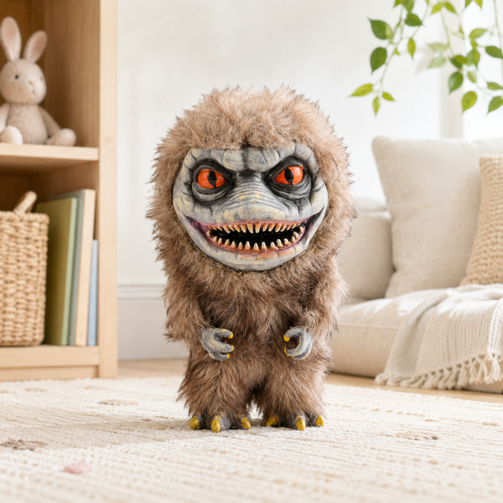Creepy Furry Monster Plush Halloween Decoration Prop