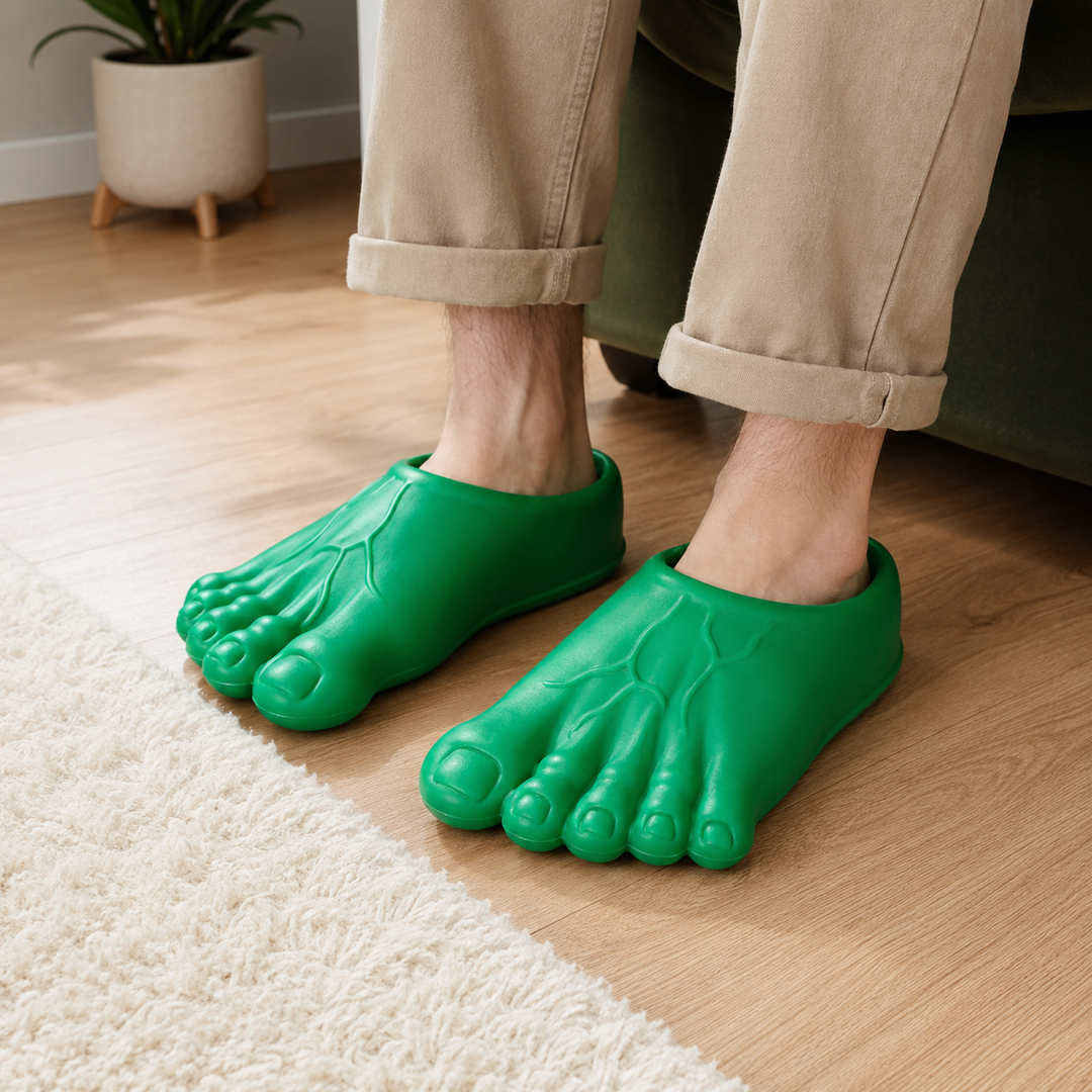 Bigfoot Slippers Funny Novelty Foot Slippers