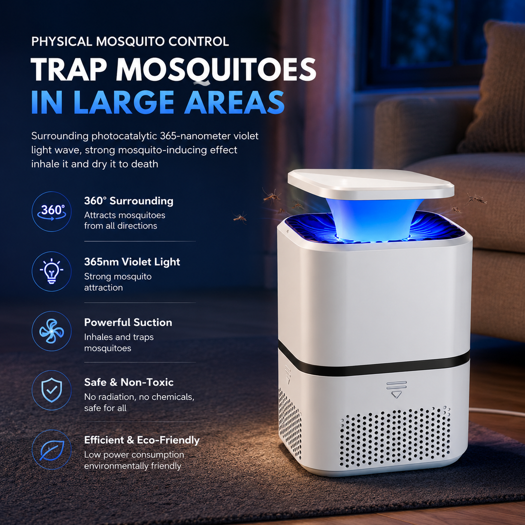 Mosquito Killer Lamp USB Powered UVA Indoor Insect Trap Light