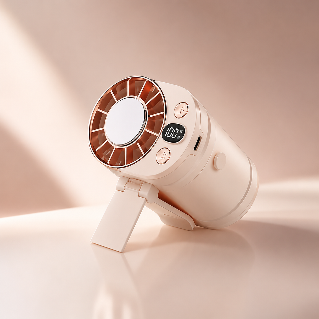 Waist Mounted Semiconductor Cooling Fan Personal AC 3000mAh Outdoor