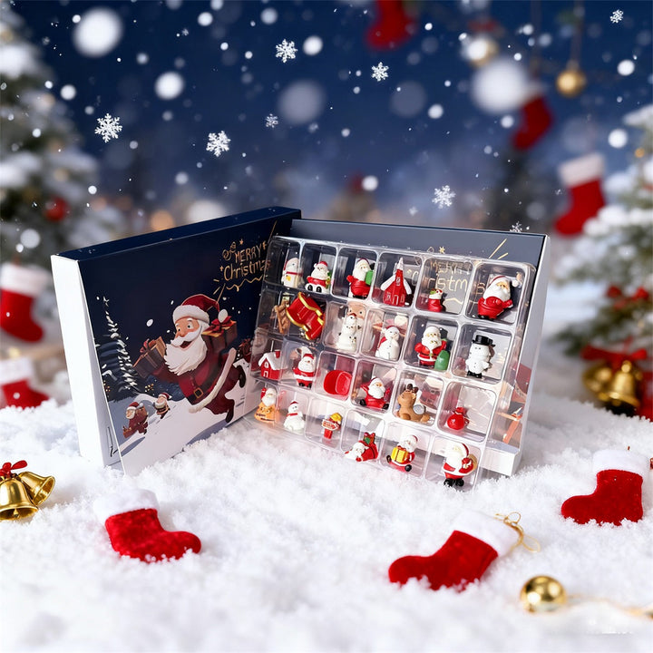 Advent Calendar with 24 Mini Figurines