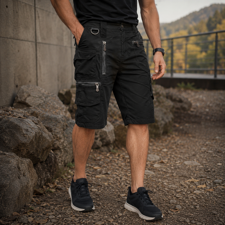 Cargo Shorts for Men Outdoor Hiking Shorts with Multiple Pockets