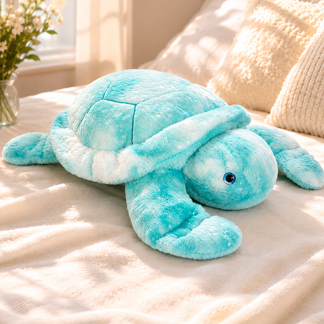 Colorful Turtle Plush Soft Tortoise Pillow Sea Animal Kids Gift