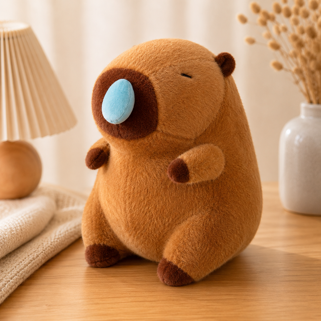 Cute Capybara Plush Doll Anime Fluffy Stuffed Animal Kids Gift