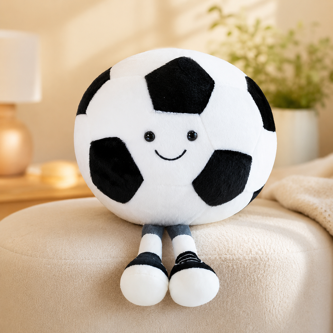 Plush Sports Balls Toy Football Basketball Volleyball Pool Kids Gift