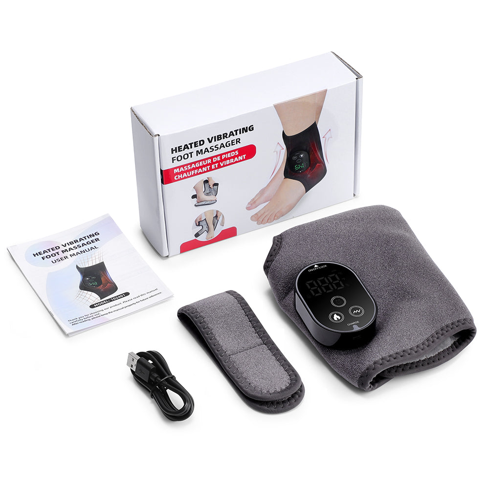 Cordless 4 in 1 Massage Pad for Elbow Knee Foot Ankle Relief