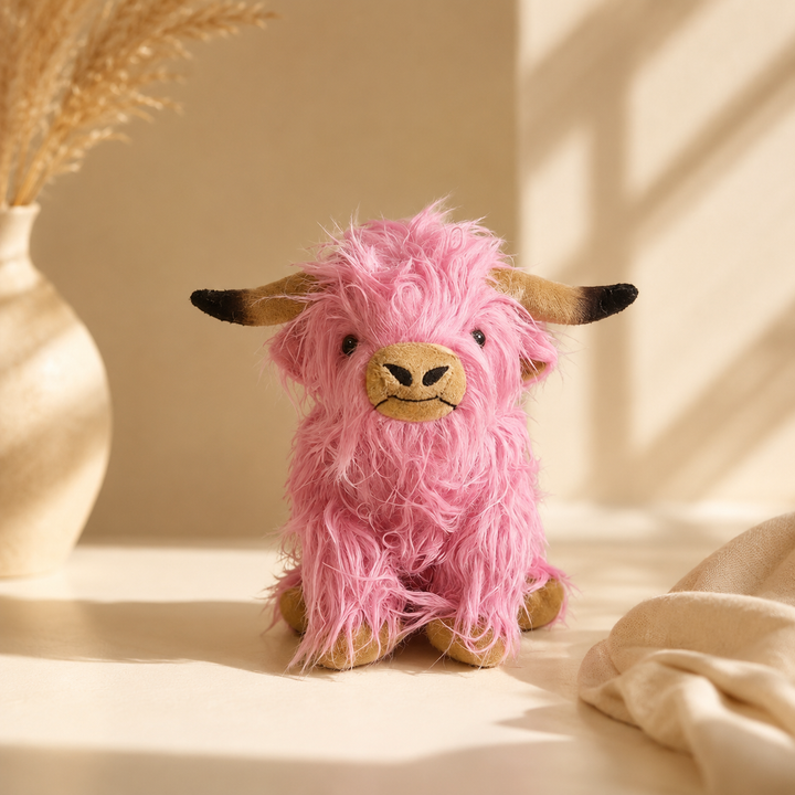 Alpine Cow Plush Toy Soft Stuffed Kids Birthday Gift
