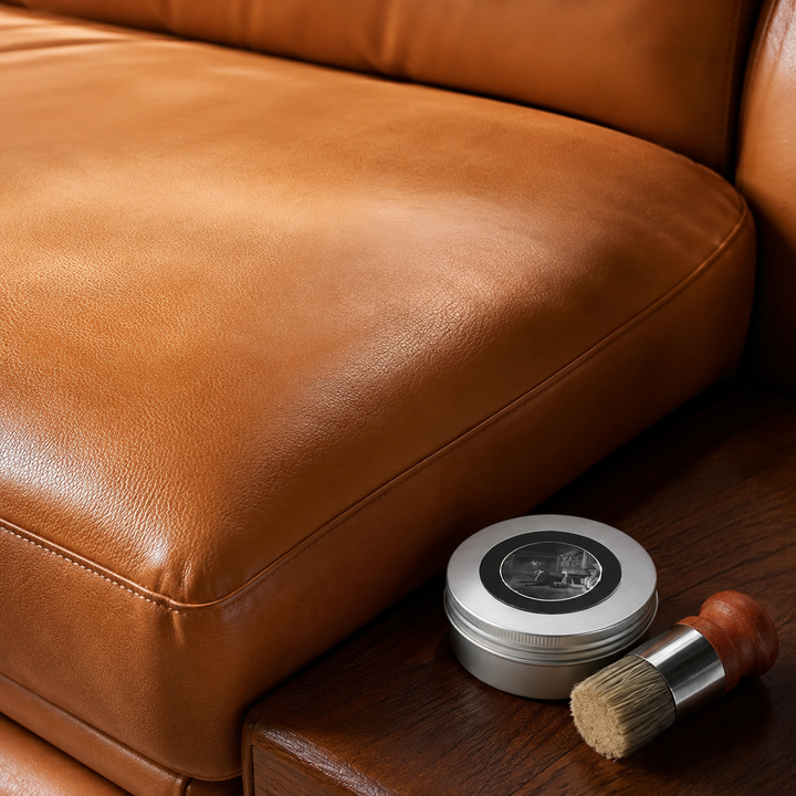 Leather Cleaner and Conditioner for Restoring Old Leather Surfaces