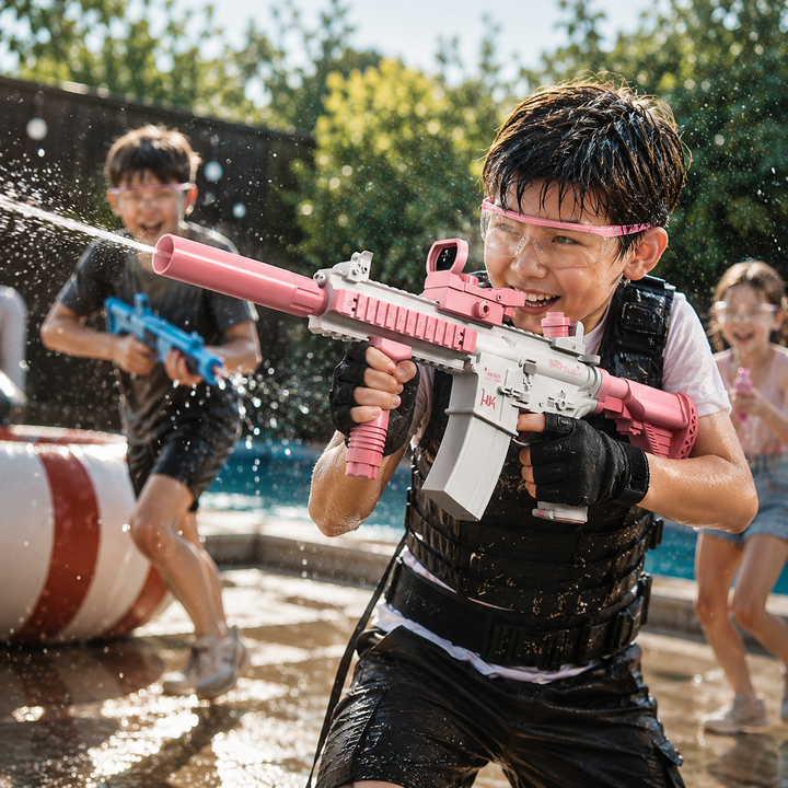 Electric Pulse Water Kids Toy Auto Burst Splash Outdoor Pool Summer Party