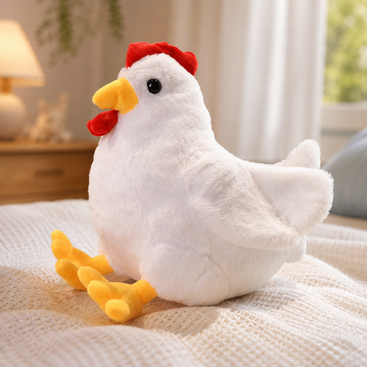 Kawaii Rooster Plush Toy Soft Stuffed Chicken Pillow Kids Gift
