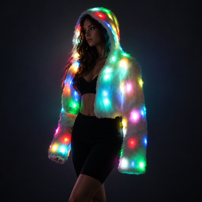 LED Luminous Performance Costume for Women Stage Dance