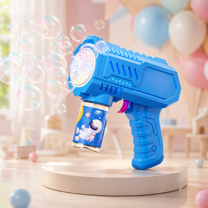 Automatic Bubble Gun Toy Space Bubble Machine Outdoor Holiday Gift Kids