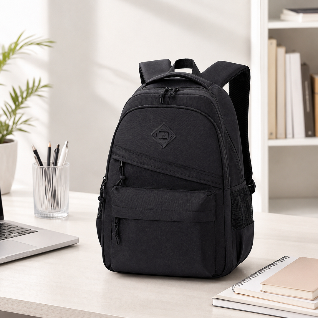 Boys Minimalist School Backpack, Large Capacity