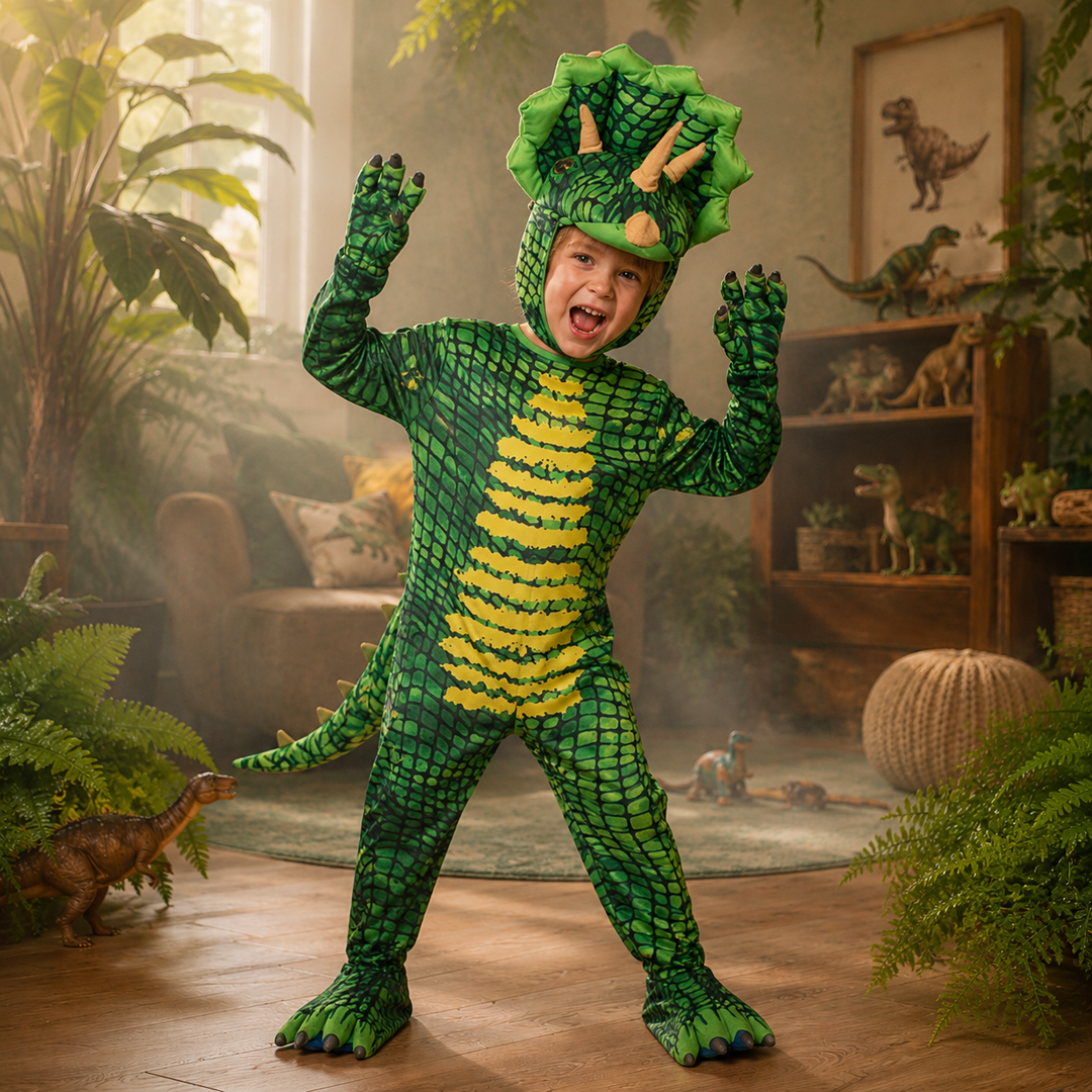 Kids Dinosaur Costume T-Rex Jumpsuit Halloween Costume