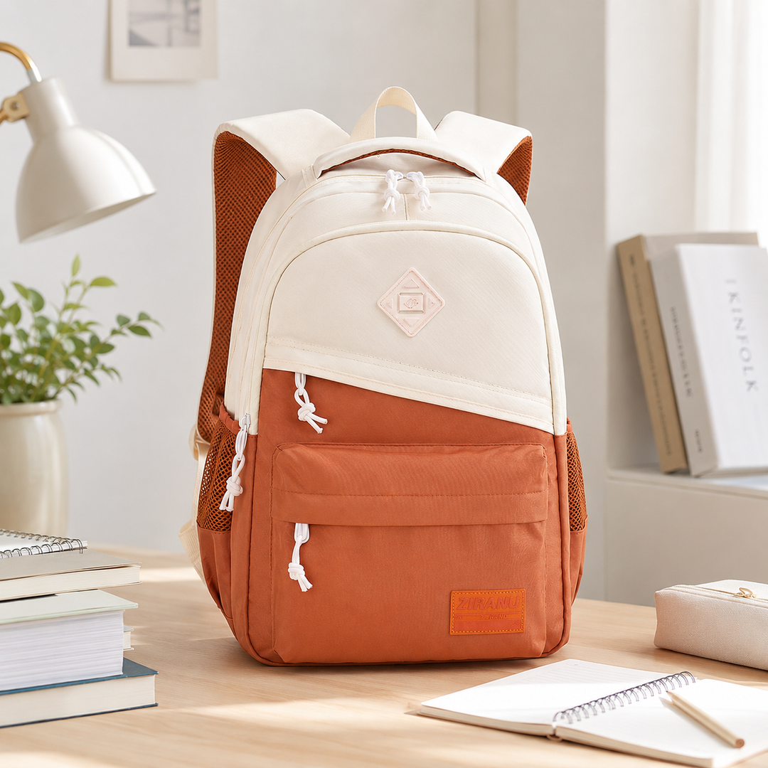 Boys Minimalist School Backpack, Large Capacity