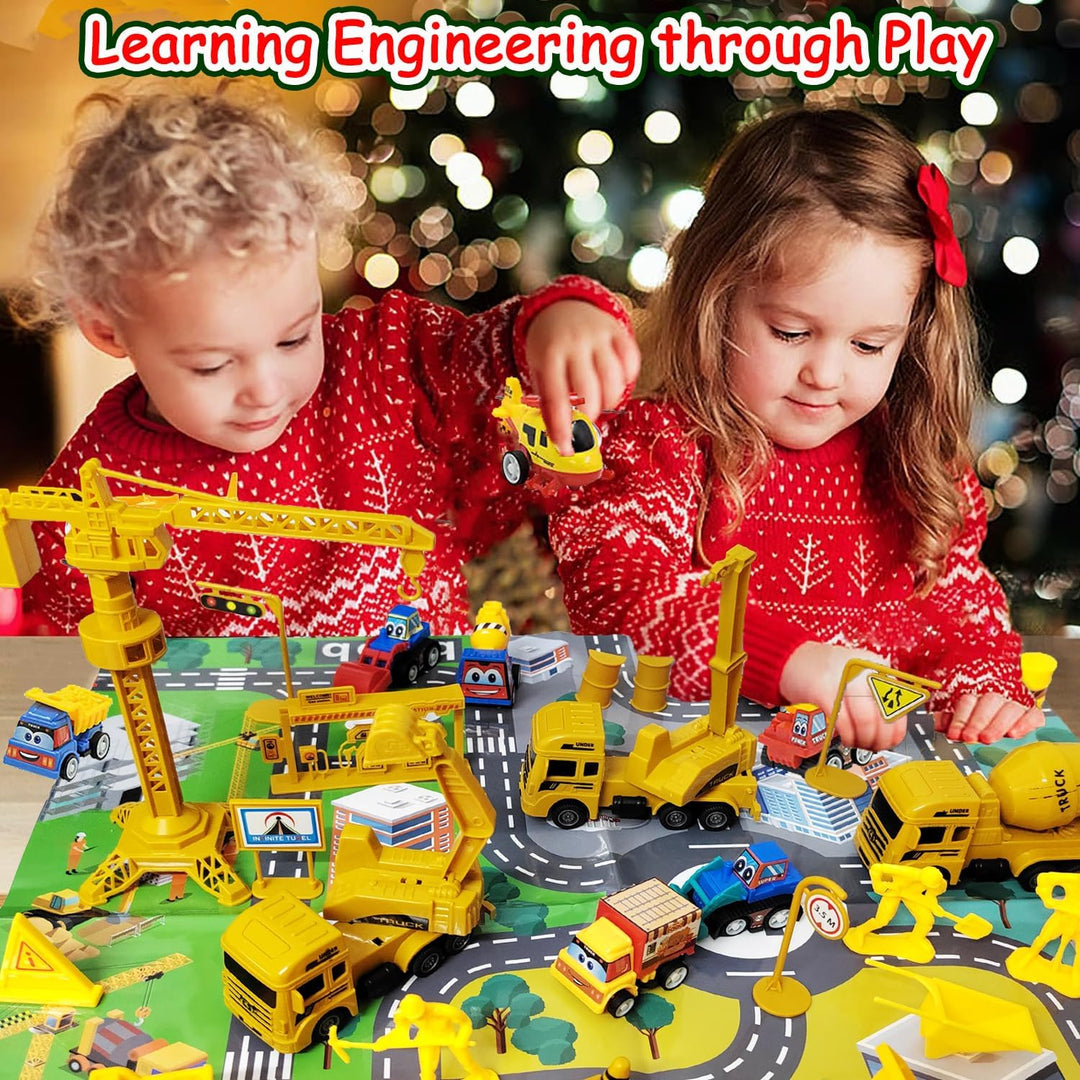 Kids Advent Calendar 2025 Car Model Alloy Vehicle Set