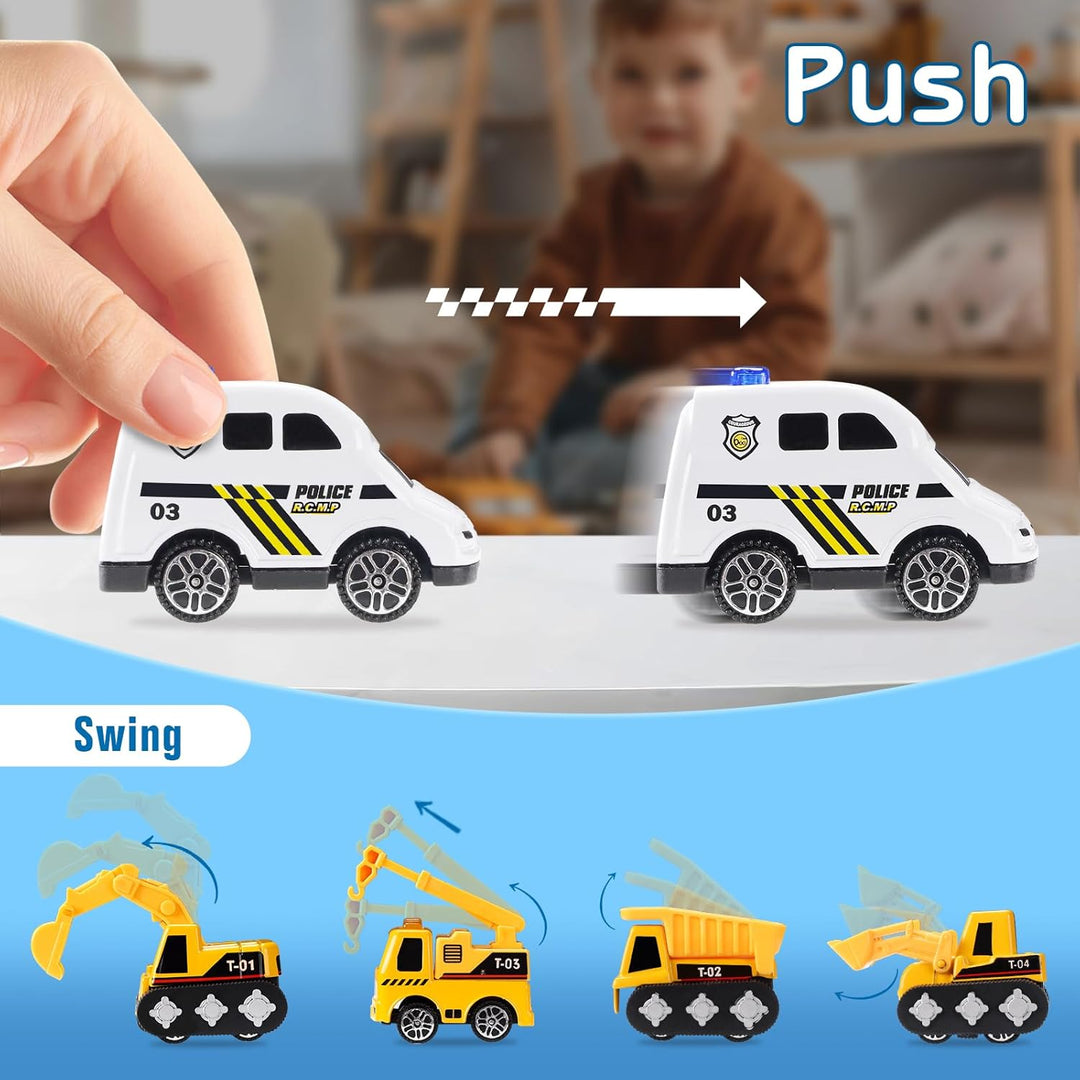 Kids Advent Calendar 2025 Pullback Car Blind Box 24 Piece Set