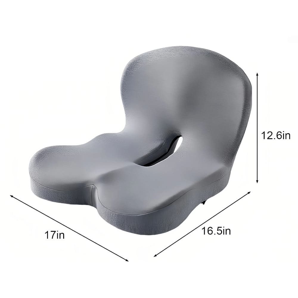Orthopedic Memory Foam Seat Cushion and Back Support Cushion Set