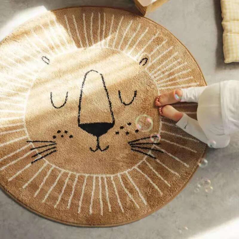 Round Playmat Rug for Kids