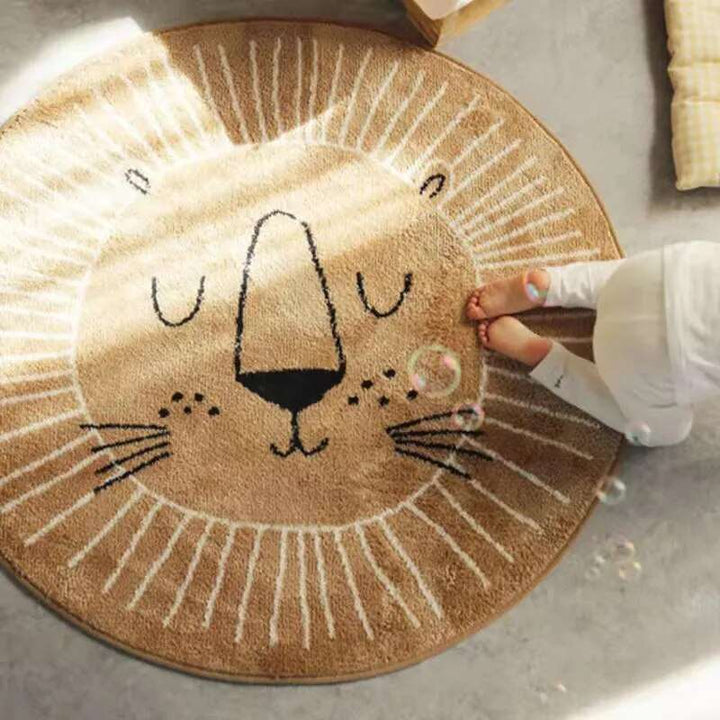 Round Playmat Rug for Kids