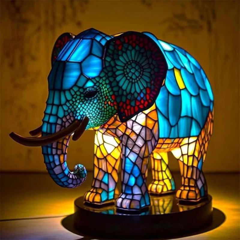 Animal LED Light Acrylic Lamp Turtle Owl Lion Mermaid 12 Options