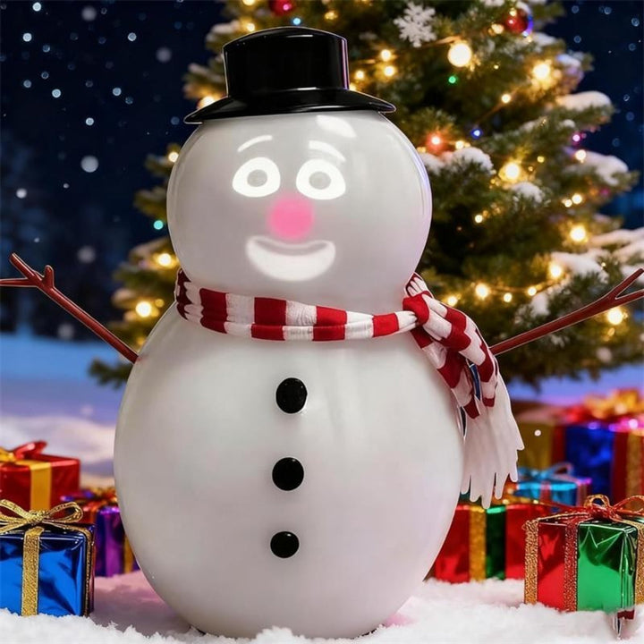 Snowman Light Projector Animated