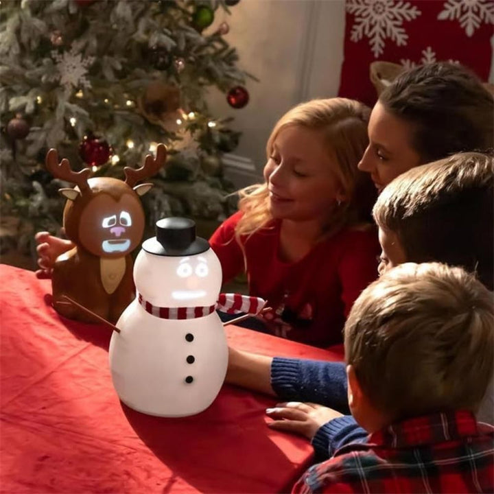 Snowman Light Projector Animated