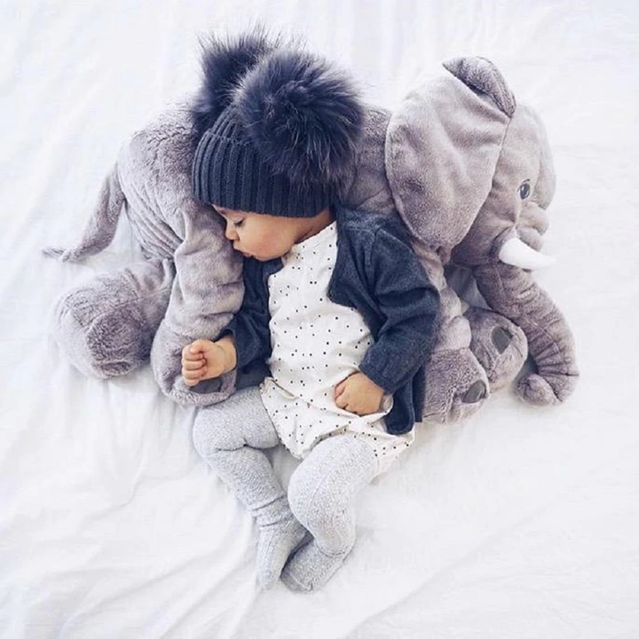 Elephant Baby Pillow Soft Cuddle Pillow
