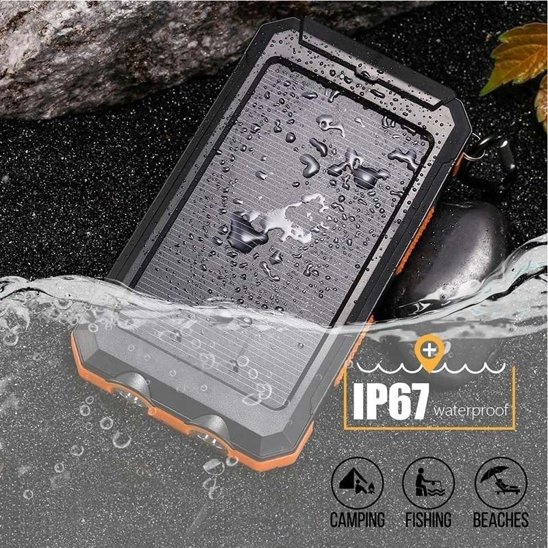 Solar Power Bank Charger Mobile Phone