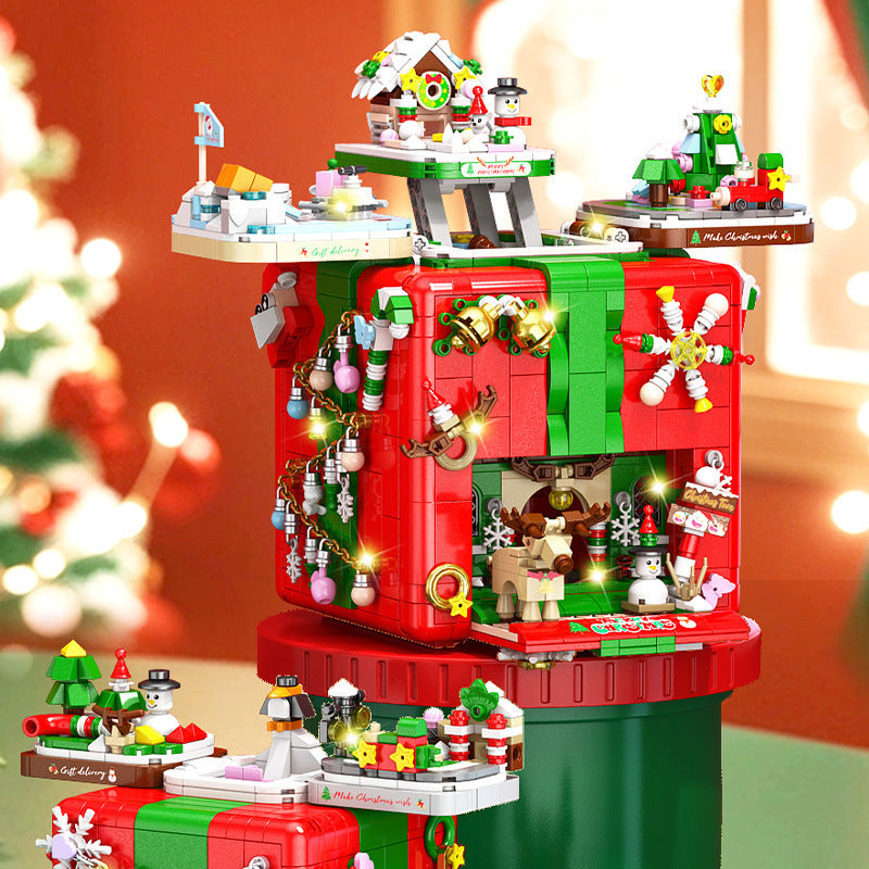 Building Block Music Box Puzzle Toy for Kids
