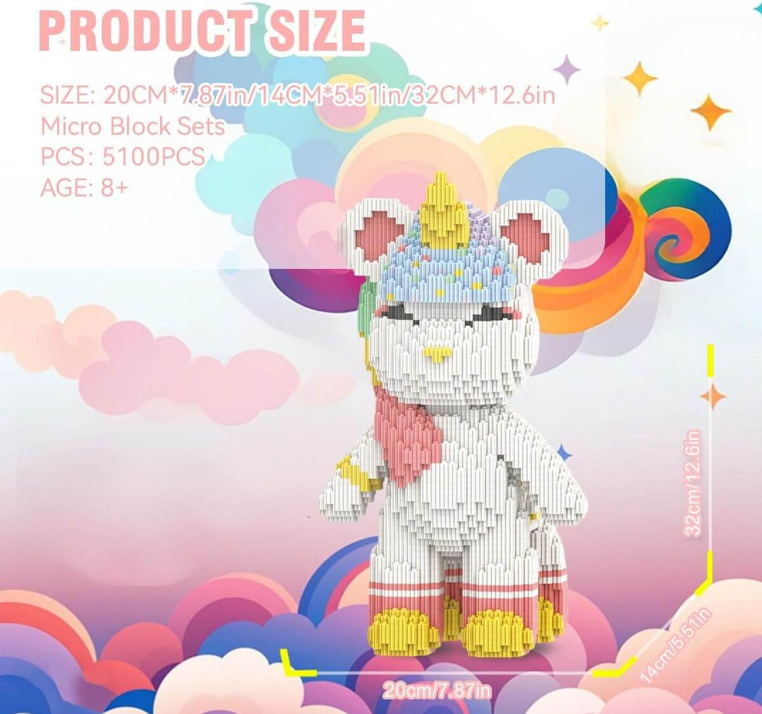 Building Blocks Set Deer Unicorn Educational Toys